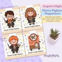 Marcadores de Páginas Magnéticos – Harry Potter #2