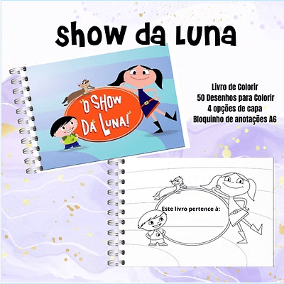 Show-da-Luna.png Show da Luna - Livro de Colorir - Imagem 1