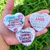 Link Canva - Button Coração