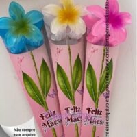 Cone Grande Flor - Dia das Mães