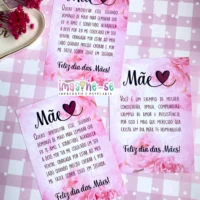 Cartão Frase para Presente - Dia das Mães