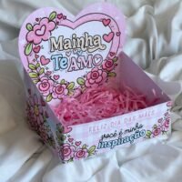 Caixa Cenário Coração - Dia das Mães