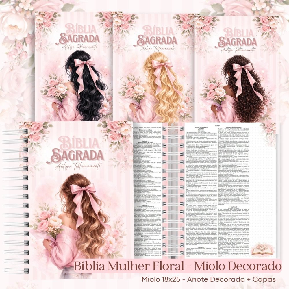 large-2.jpg Combo Bíblia Nvi Floral - Imagem 1