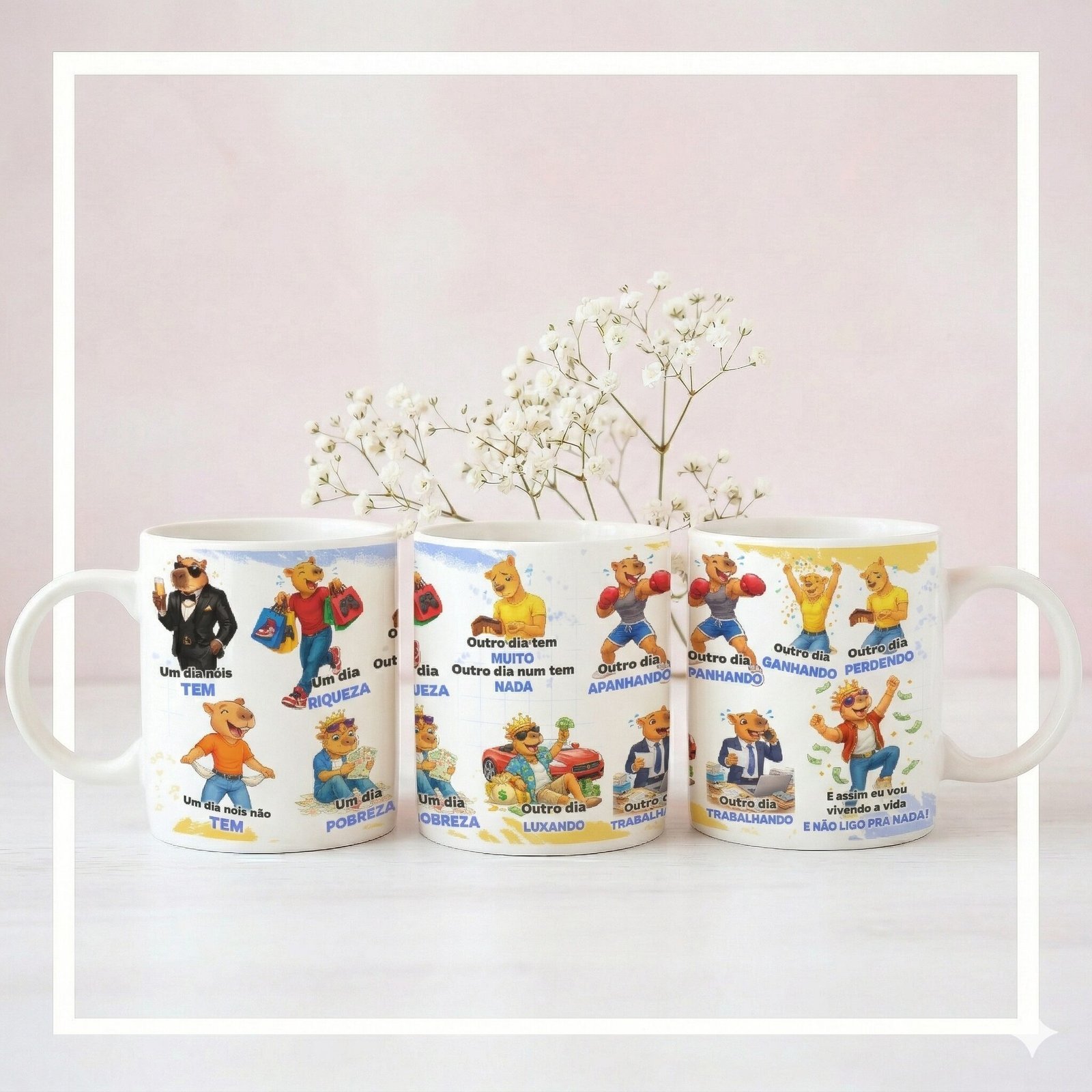 mockup-masculino.jpg Um dia nóis tem – Masculina – Arte Avulsa Caneca - Imagem 1