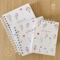Diário de Lectio Divina (Devocional Católico) + Caderno de oração e Anotações com versículos no rodapé (Sara Estúdio)
