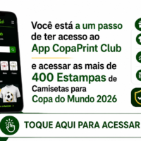 +500 Estampas para Camisetas para Copa do Mundo