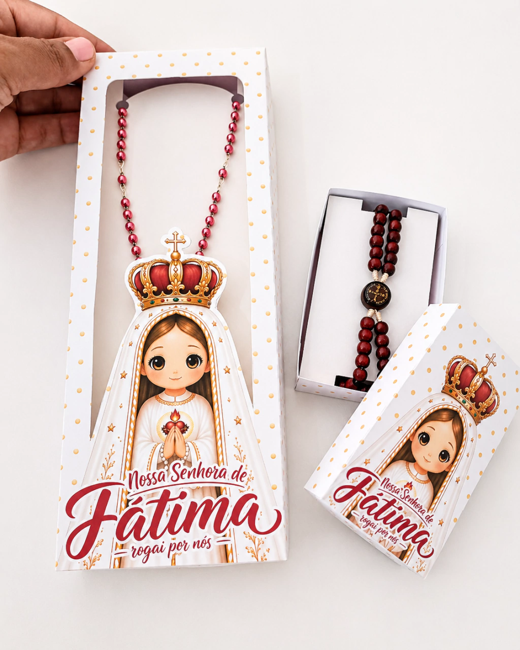 ARQUIVO-DIGITAL-CAIXA-TERCO-BRINDE-Nossa-Senhora-de-Fatima Nossa Senhora Nossa Senhora de Fátima Caixa Terço + Brinde - Imagem 1