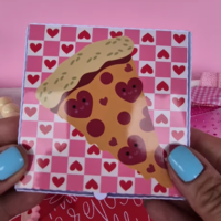 Arquivo de corte CAJITA PIZZA San Valentin