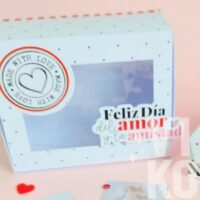 Arquivo de corte Caixa de doces amor 11X13X5CMS