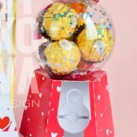 Arquivo de corte Porta doces, ferrero