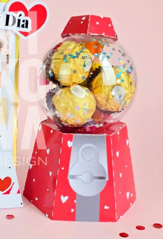 Arquivo-de-corte-Porta-doces-ferrero Arquivo de corte Porta doces, ferrero - Imagem 1