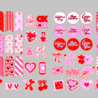 Arquivo de corte STICKERS TAGS