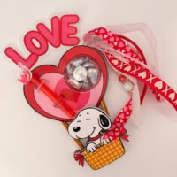 Arquivo de corte Snoopy Valentine Candy Dome + Mini Bubbles