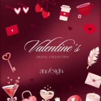 Arquivo de corte Valentines Digital Colection Studio23