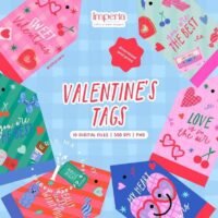 Arquivo de corte Valentines Tag