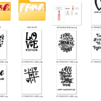 Arquivo de corte Wine Labels