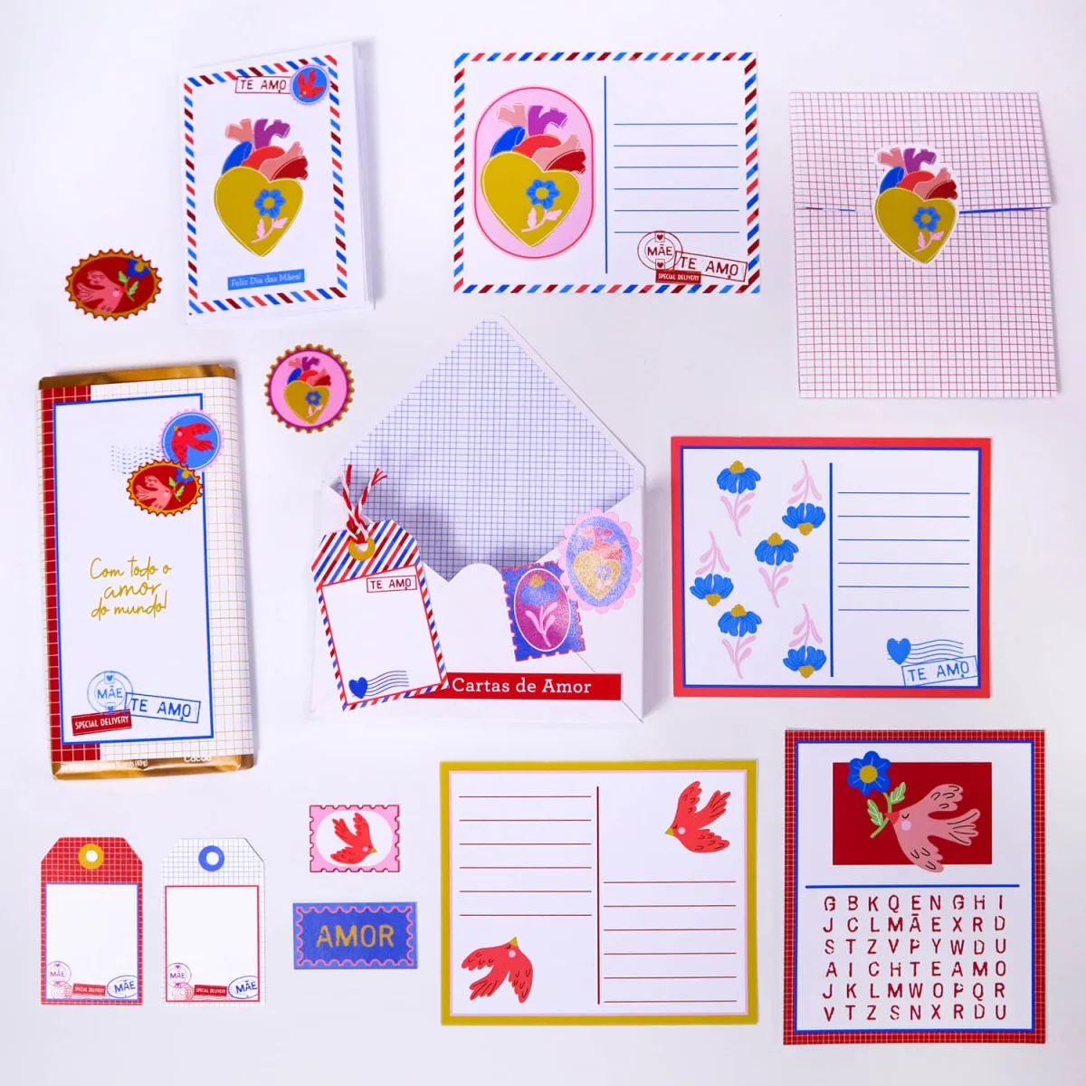 CARTAS-DE-AMOR-_-CAIXA-ENVELOPE-_-COMBO CARTAS DE AMOR CAIXA ENVELOPE COMBO - Imagem 1