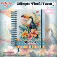 Coleção Floral Tucano Coleção Floral Caderno A5