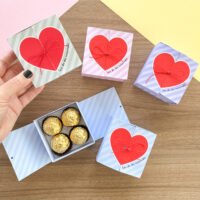 Caixa 4 doces Coração