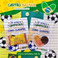 Cartão Cliente Balinha Copa do Mundo