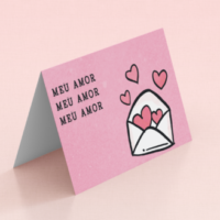 Cartões e Tags Coleção Amores
