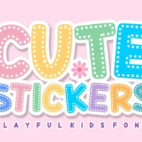 Cute Stickers Fonte