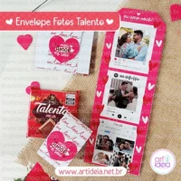 Envelope Fotos Talento Dia dos Namorados
