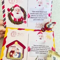 Cartão de Natal Professores