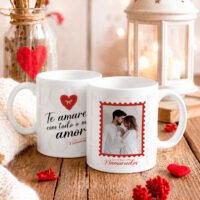 Kit Caneca Namorados com Foto