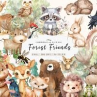 Kit Digital Floresta Baby (4)
