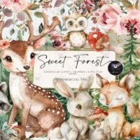 Kit Digital Floresta Baby (7)