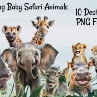 Kit Digital Safari Baby (1)