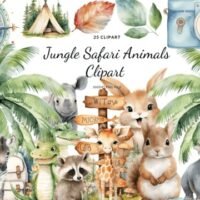 Kit Digital Safari Baby (4)