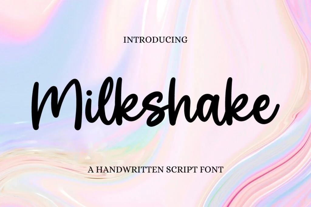 Milkshake-Fonte Milkshake Fonte - Imagem 1