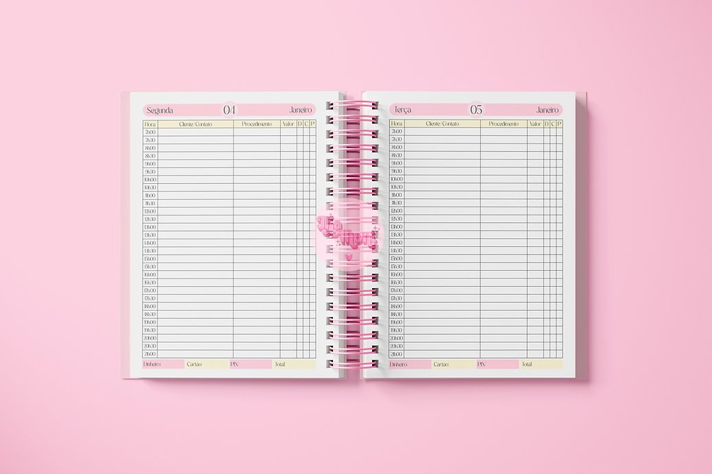 Miolo-Agendamento-Clientes-2027-Candy-1DPP Miolo Agendamento Clientes Candy 1dpp - Imagem 1