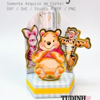 Molde Cenário Tubete - Ursinho Pooh