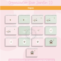 Organizador Duo Jardim A5 2 0