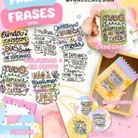 Pack 01 Frases @pandocadesign @coloridoinspirador