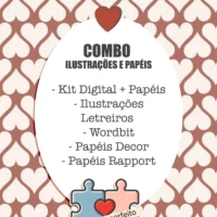 Par Perfeito Combo Ilustrações e Papéis
