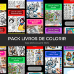 Pack 20 Livros de Colorir - Imagem 3