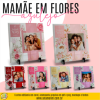 Mamãe em Flores - Artes Azulejos