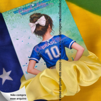 Card Xuxinha Brasil Azul