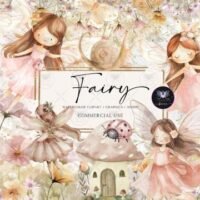 Kit Digital Fadas Princesas