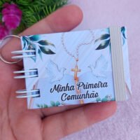 Mini Bíblia Chaveiro Primeira Comunhão