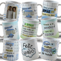Arte para canecas Dia do Amigo Amizade 10