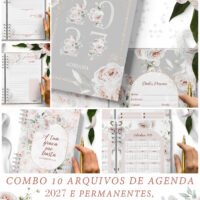 10 Agendas 2027 e Permanente com e Sem Versículos e Horários Believe