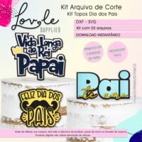 Topo de Bolo Dia dos Pais 109