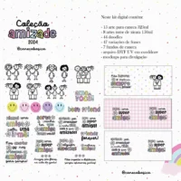 Arte para canecas Dia do Amigo Amizade 11