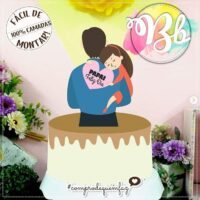 Topo de Bolo Dia dos Pais 125