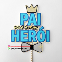 Topo de Bolo Dia dos Pais 131